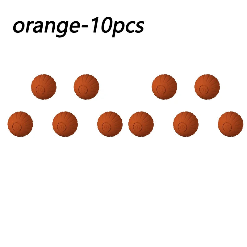1/5/10PCS Blue Orange Pet Toy Ball Plastic Rechargeable Cat and Dog Toy Suitable for Home and Outdoors