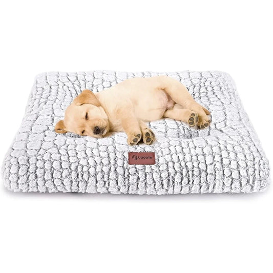 Soft Fluffy Dog Bed Crate Pad Non Skid Cushion Mat Small Pets Durable Puppy Sleeping Mat 24x18 Inch